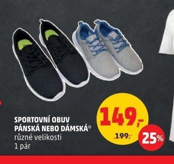 SPORTOVNÍ OBUV PÁNSKÁ NEBO DÁMSKÁ