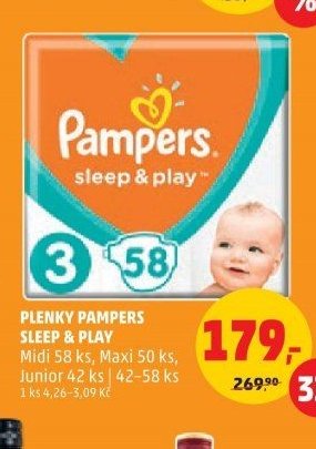 PLENKY PAMPERS SLEEP & PLAY