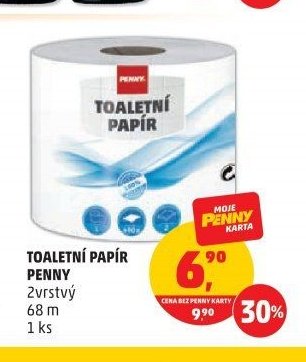 Toaletní papír Penny 2vrstvý 68 m