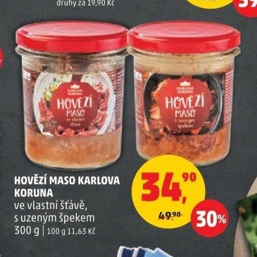 Hovězí maso Karlova Koruna