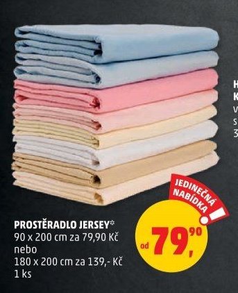 Prostěradlo Jersey