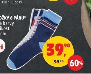 Ponožky 6 párů