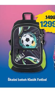 Školní batoh Klasik Fotbal
