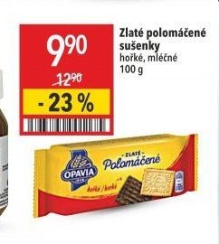 Zlaté polomáčené sušenky