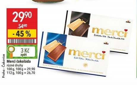 Merci čokoláda
