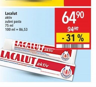Lacalut aktiv zubní pasta