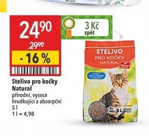 Stelivo pro kočky Natural