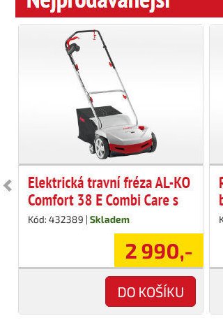 Elektrická travní fréza AL-KO Comfort 38 E Combi Care - UNI HOBBY akcniletaky.com