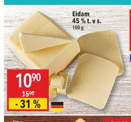 Eidam 45% t. v s.