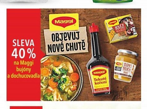 Maggi bujóny a dochucovadla