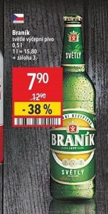 Braník světlé výčepní pivo 0,5 l