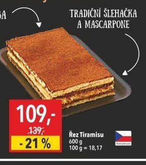 Řez Tiramisu