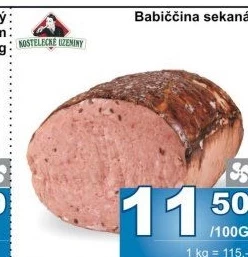 Sekaná babiččina Kostelecké uzeniny