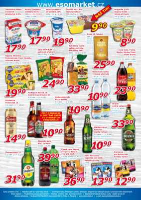 akční leták ESO MARKET 23.9.2020-4.10.2020