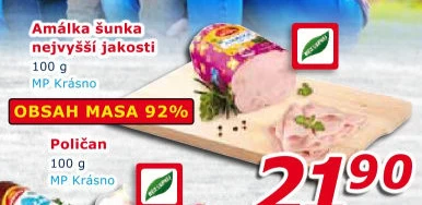 Šunka Amálka nejvyšší jakosti Krásno