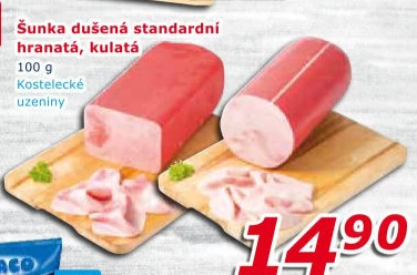 Šunka dušená standard hranatá Kostelecké uzeniny