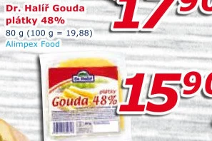 Sýr Gouda 48% Dr.Halíř