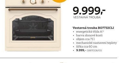 Vestavná trouba BO7732CLI