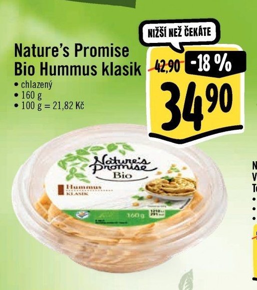 Nature's Promise Bio Hummus klasik