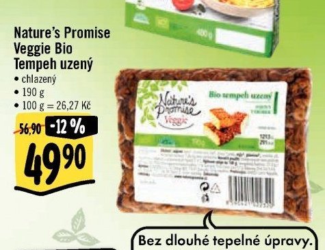 Nature's Promise Veggie Bio Tempeh uzený