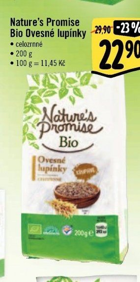 Nature's Promise Bio Ovesné lupínky