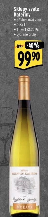 Vína Sklepy svaté Kateřiny - přívlastková