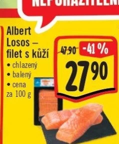 Losos filety Albert