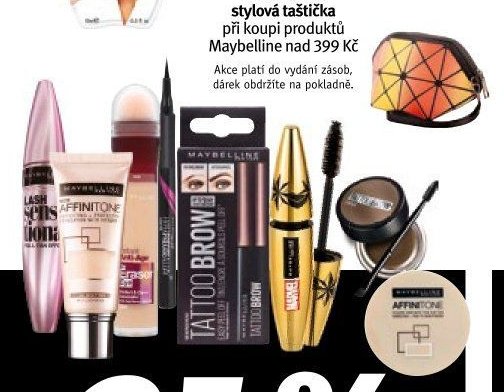 Maybelline maskara/make-up/korektor