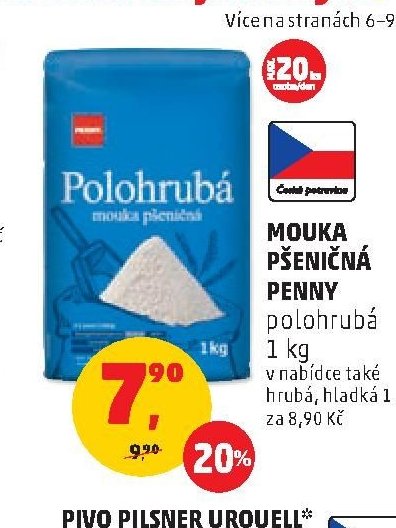 Mouka pšeničná Penny polohrubá