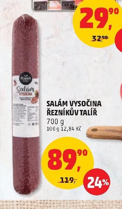 Salám Vysočina Řezníkův talíř