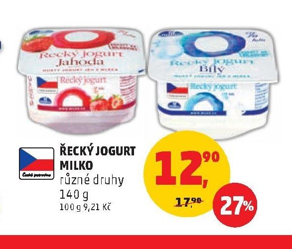 ŘECKÝ JOGURT MILKO