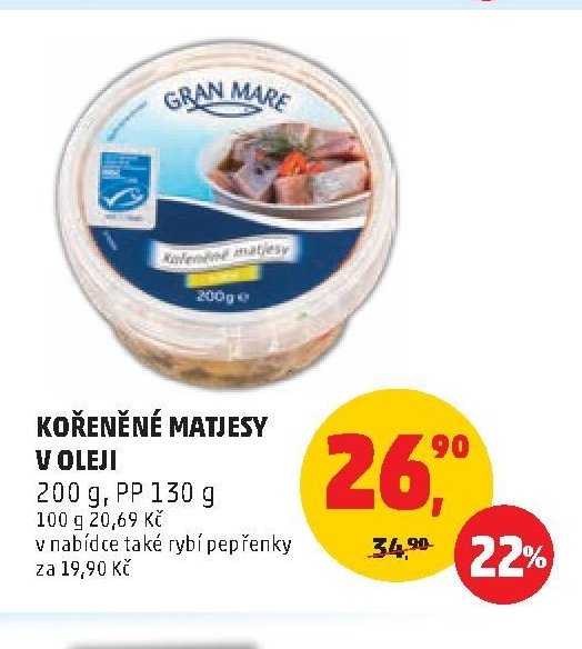 KOŘENĚNÉ MATJESY V OLEJI