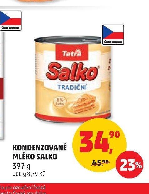 Kondenzované mléko Salko