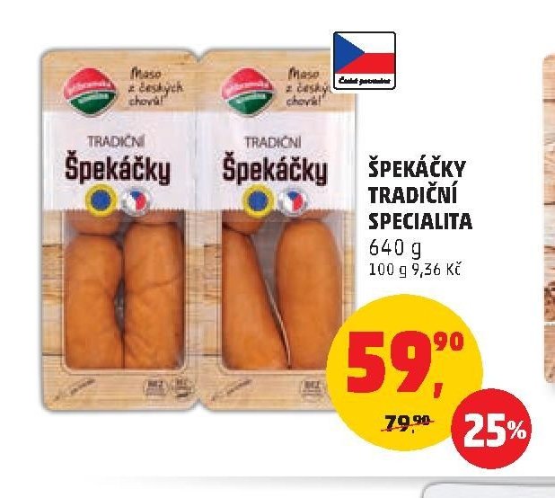 ŠPEKÁČKY TRADIČNÍ SPECIALITA