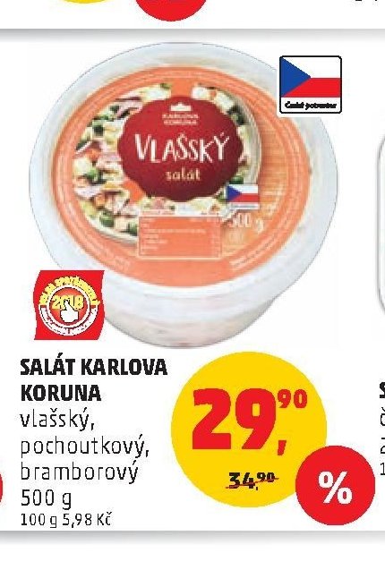 SALÁT KARLOVA KORUNA