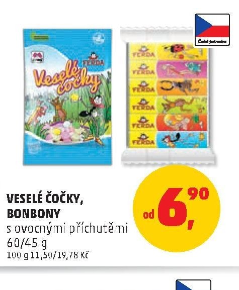 Veselé čočky, bonbony