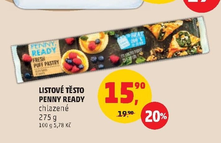 Listové těsto Penny Ready