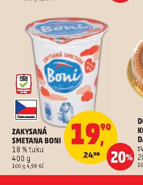 Zakysaná smetana Boni
