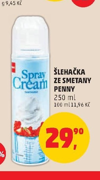 Šlehačka ze smetany Penny