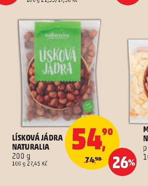 Lísková jádra Naturalia
