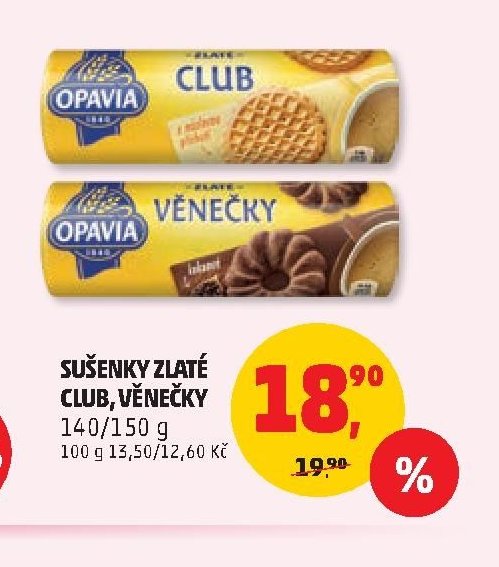 SUŠENKY ZLATÉ CLUB, VĚNEČKY