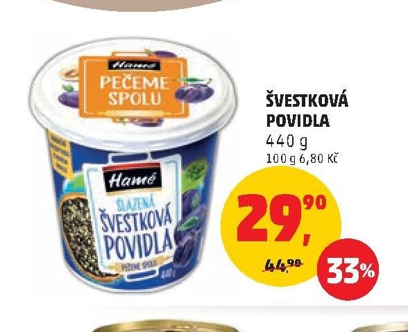 Švestková povidla Hamé