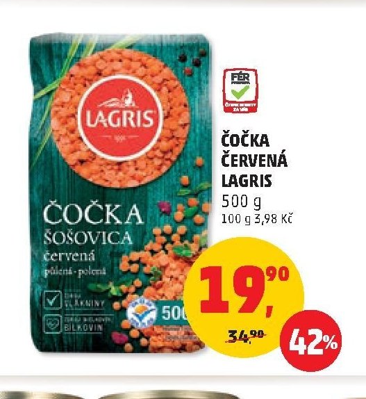 Čočka červená Lagris