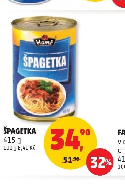 Špagetka Hamé