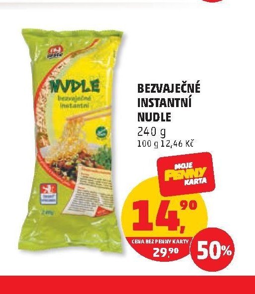 BezvaJečné instantní nudle