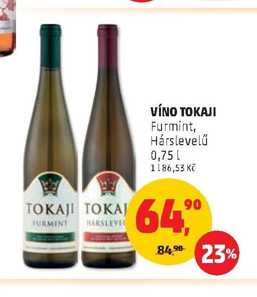 VÍNO TOKAJI Furmint, Hárslevelú