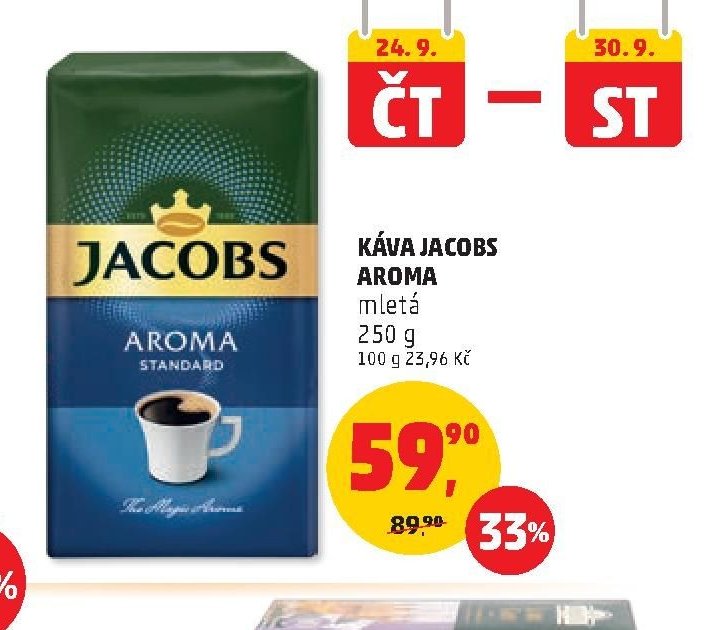 KÁVA JACOBS AROMA mletá
