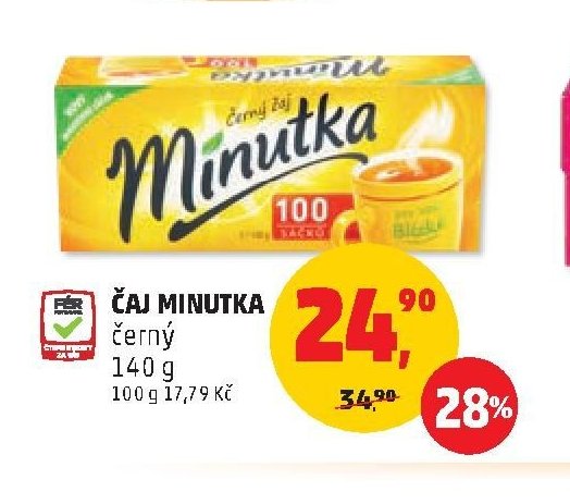 ČAJ MINUTKA černý