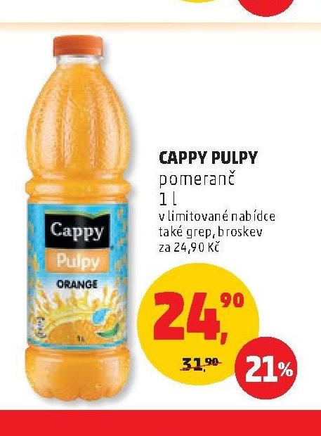 CAPPY PULPY pomeranč