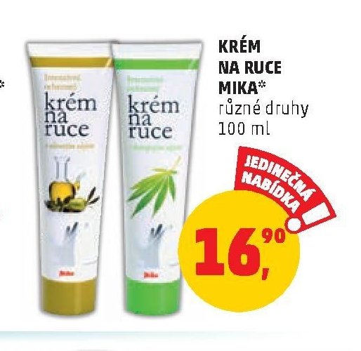 KRÉM NA RUCE MIKA